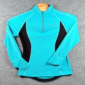 Avia M Honeycomb Quarter Zip Performance Long Sleeve Top Training Hiking Sporty